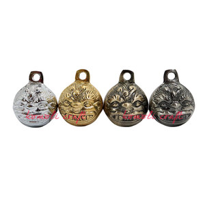 Cloches de Noël en laiton de haute qualité, cloches de traîneau rondes en laiton, cadeaux d'entreprise pour Noël de vacances, cloches en laiton indiennes - Product Image 6