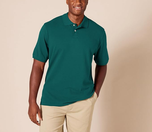 Camiseta Polo de Punto Personalizada de Alta Calidad para Hombre, Manga Corta, Color Liso, Informal, de Golf, de Algodón, Tallas Grandes - Product Image 4