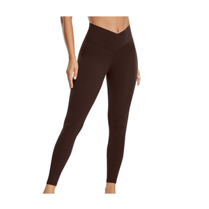 Leggings Deportivos de Primera Calidad para Mujer, Cintura Cruzada, Cintura Ajustada, Pantalones de Yoga Ajustados - Product Image 1