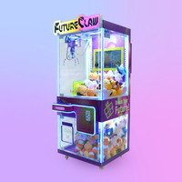 Máquina de garras recreativa, máquina de garras de tamaño completo, máquina expendedora comercial