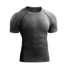 Camiseta Deportiva de Compresión de Secado Rápido para Hombre, Camiseta de Baloncesto de Secado Rápido, Camiseta Deportiva de Manga Corta de Secado Rápido, Venta de Fábrica - Product Image 4