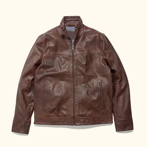 Custom Men’s <b>Cowboy</b> Leather Jacket – Handmade Western Vintage Leather Coat Manufacturer - Product Image 1