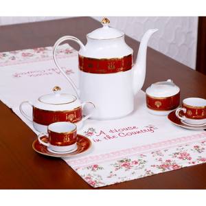 Chemin de table en coton de qualité supérieure tissé à armure toile pour hôtels restaurants dîners de fête fêtes en famille - Product Image 1