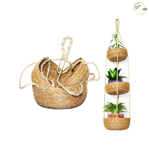 Tapiz Decorativo de Yute Tejido a Mano, Estilo Bohemio y Sostenible, para Decoración de Interiores de Apartamentos - Product Image 3