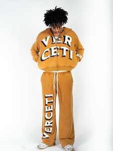 Sweat-shirt à capuche surdimensionné en molleton français 100% coton personnalisé, lourd, avec fermeture éclair, broderie usée, sweat-shirt à capuche court pour hommes - Product Image 3