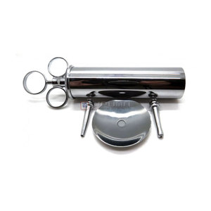 Jeringa Quirúrgica Veterinaria de Acero Inoxidable de 8 Oz de la Mejor Calidad, Instrumento Quirúrgico con 4 Accesorios de Acero Inoxidable, Instrumentos Médicos - Product Image 1