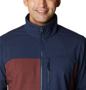 Vestes légères en toile softshell résistantes à l'eau, coupe-vent décontractées d'hiver, matelassées, entièrement zippées, coupe-vent, avec logo frontal - Product Image 4