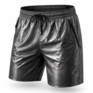 กางเกงขาสั้นกีฬาผู้ชายกันน้ำ แห้งเร็ว มีซิป พร้อมโลโก้สั่งทำพิเศษ เหมาะสำหรับวิ่งและออกกำลังกาย - Product Image 1