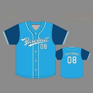 Uniformes de Béisbol Personalizados para Hombre, Ropa Urbana de Alta Calidad, Estilo Holgado, Camiseta de Béisbol con Costuras Visibles - Product Image 1