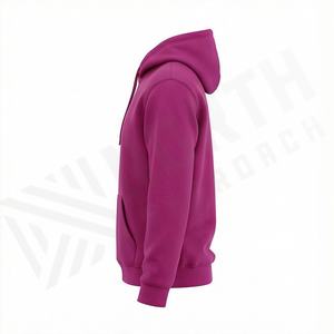 Sweat à capuche zippé sur mesure pour hommes et femmes, 100 % coton molletonné, veste de sport, logo brodé, doux, anti-rétrécissement, fourniture d'usine OEM, chaud - Product Image 3