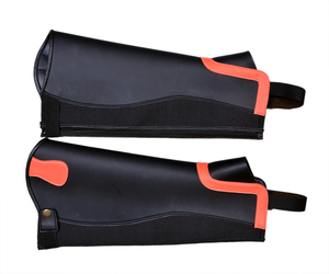 Guêtres d'équitation en cuir véritable personnalisées, en cuir de vachette souple, durables, de haute qualité, multifonctions, unisexes, pour l'équitation - Product Image 2