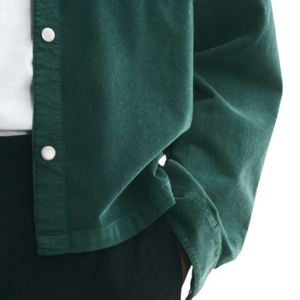 Chemise en flanelle coupe droite surdimensionnée pour homme, décontractée, à boutons, à manches longues, à carreaux, style streetwear, vente en gros - Product Image 6