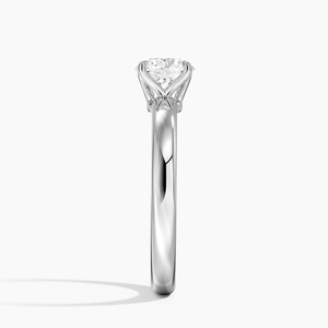 Bague BOJ 063 Coupe Ronde en Argent 925, Bague Solitaire Elodie avec Diamant Moissanite 2ct Couleur D VVS1 Certifiée GRA, Prix Bas, Grande Vente - Product Image 3