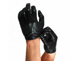 Guantes de cuero para pantalla táctil, protección de manos para conducción táctica, clima frío - Product Image 6