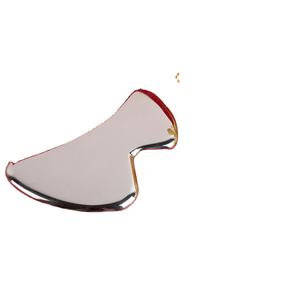 HealthAndYoga SteloLift B Shaped Stainless Steel Gua Sha Face Neck Massage Tool 2025 Best Seller for Beauty Wellness - Product Image 1