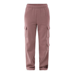 Pantalon cargo ample de couleur unie, style streetwear, décontracté, coupe oversize, pour le sport, amincissant, à jambe large, pour femme - Product Image 4