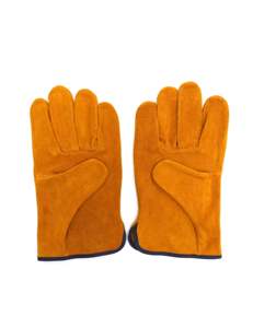 ถุงมือป้องกันความร้อนและการบาด ถุงมือหนังสำหรับงานเชื่อม พร้อมอุปกรณ์นิรภัยแบบสวมใส่สบาย - Product Image 5