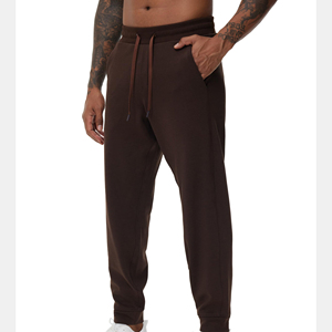 Pantalon de jogging en molleton de coton de haute qualité pour homme, logo personnalisé, OEM, ODM, respirant, séchage rapide, couleur unie, prix bas, pantalon en molleton de coton pour homme - Product Image 3