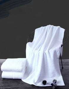 Serviette de bain en coton 100% avec logo personnalisé, luxueuse, douce, absorbante, pour hôtels, resorts, spas, salons, gymnases, maison - Product Image 4