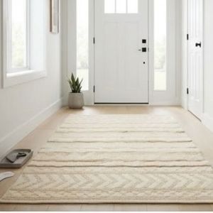 Meilleur prix, tapis géométrique moderne, rectangle, coton biologique, tissage plat, style scandinave, lavable, pour salon - Product Image 4