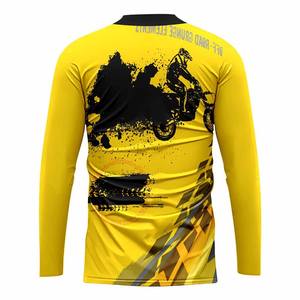 ชุดแข่งรถมอเตอร์ครอสแบบออกแบบเอง เสื้อเจอร์ซีย์ตาข่ายระบายอากาศสำหรับ MTB MX Dirt Bike BMX Downhill - Product Image 5