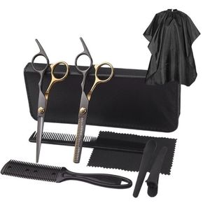 BANDKIT Tijeras de Peluquería para Cortar y Entresacar Cabello, Set de Tijeras de Barbero para Salón y Uso Doméstico - Product Image 1