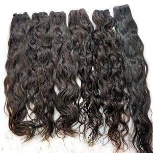 RAW 100% Extensions de cheveux pour femmes noires de haute qualité Cuticule indienne alignée Style de vague naturelle Lisse et alignement - Product Image 2