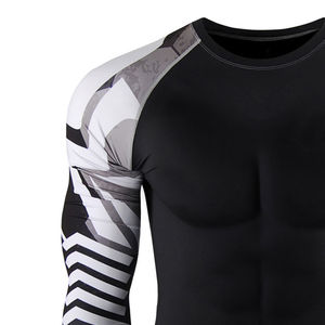 High Quality <b>Compression</b> <b>Shirt</b> Breathable Athletic Tight T <b>Shirt</b> Custom Logo <b>Compression</b> <b>Shirts</b> for <b>Men</b> Gym Workout Sportswear - Product Image 5