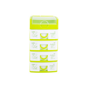 Mini Gabinete de Almacenamiento Apilable y Plegable de Plástico Multiusos con 5 Cajones para Cocina, Baño, Escritorio, Joyería, Alimentos y Papelería - Product Image 2