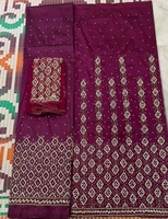 Robe de mariée et de fiançailles personnalisable pour filles et femmes, en tissu Georgette brodé à la main style africain, fournie directement par l'usine