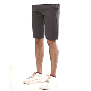 Shorts de plage décontractés pour hommes, couleur unie, séchage rapide, taille élastique, tissu en toile, imperméable, respirant, service OEM - Product Image 5