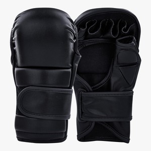 Gants d'entraînement MMA en cuir OEM avec protection intégrale des jointures pour sacs de frappe et sacs de combat - Product Image 4