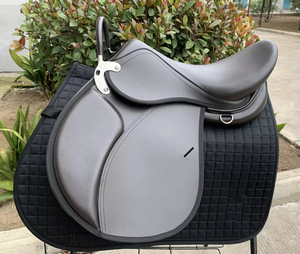 English Style Leather Western Horse Saddle with Tack Set 14"-18" Fringe for <b>Equestrian</b> Adventures Horse Saddles - Product Image 4