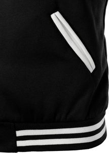 Stonefield Manufacturing Unisex Winter Hooded Wool Varsity Jacket-Waterproof Eco-Friendly <b>Stand</b> Collar Streetwear Style - Product Image 4
