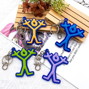 2D Design Soft PVC <b>Keychain</b> <b>Custom</b> Logo, PVC Rubber <b>Keychain</b> Manufacturer - Product Image 3