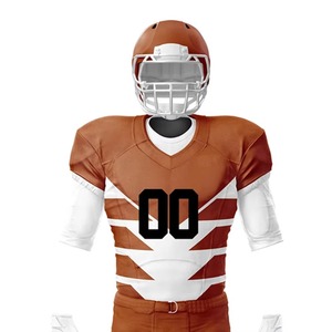 Ensemble de maillots de football américain personnalisés de haute qualité, tenue de sport robuste par sublimation, séchage rapide, vêtements d'entraînement et de match pour équipe - Product Image 4