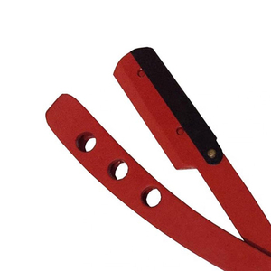 Navaja de Afeitar Plegable de Acero Inoxidable con Hoja Recta, Cuchilla de Afeitar para Barba, Navaja de Seguridad - Product Image 5