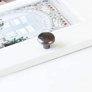 Zinc Alloy Round Cabinet Knob Matte Anti-Corrosion Drawer Pull Handle Kitchen Bathroom Bedroom Dining Hardware Materials - Product Image 4