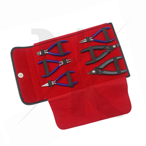 Jewelry Pliers Kit OEM 6 Piece Stainless Steel Flat Chain Nose Plier 130mm Side <b>Cutter</b> 120mm Standard Crimping Plier <b>Flush</b> - Product Image 6