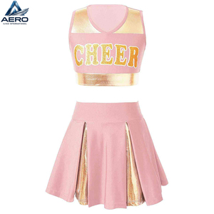 Uniforme de Porristas para Mujer de Alta Calidad, Material Transpirable, Talla Adulto, Uniforme de Porristas Personalizado para Mujer - Product Image 1