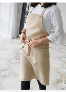 Custom Size Low MOQ Ready to Ship Thermal Durable Bib <b>Work</b> <b>Apron</b> Leather with Pocket for Kitchen Use - Product Image 6