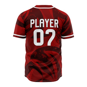 เสื้อเบสบอลซอฟต์บอลแบบสั่งทำขายส่ง ปักลายทั้งตัว ชุดทีมระบายอากาศได้ดี ชุดกีฬา - Product Image 3