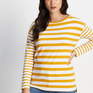Camisetas de Manga Larga para Mujer, Cuello Redondo, Algodón Liso, Casuales de Otoño e Invierno / Camisetas Deportivas Transpirables de Moda para Mujer - Product Image 5