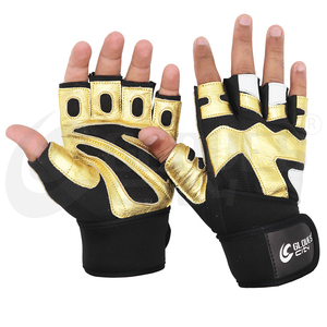 Soft Padded Unisex Extra Strong Anti <b>Slip</b> <b>Half</b> Finger Adjustable Strap Gym Fitness Weight Lifting for 2026 - Product Image 1