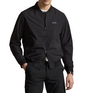 Premium Performance Autumn Flight <b>Jacket</b> <b>Men</b> Lightweight Wind Resistant Breathable Bomber OEM Custom Luxury Athleisure - Product Image 1