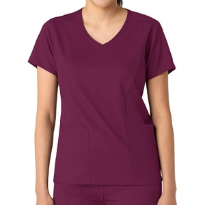 Wholesale Unisex Stretch <b>Scrub</b> Top and Pants Medical Uniform Fashionable Nursing <b>Scrubs</b> Uniform <b>Sets</b> Hospital Medical <b>Scrubs</b> <b>Set</b> - Product Image 1