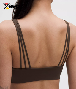 XEEP สปอร์ตบราโยคะคุณภาพสูงสำหรับผู้หญิง รุ่น XC-SB-85 ดีไซน์เรียบง่าย ระบายอากาศได้ดี สายปรับได้ แผ่นรองถอดออกได้ รองรับได้ดี แห้งเร็ว - Product Image 4