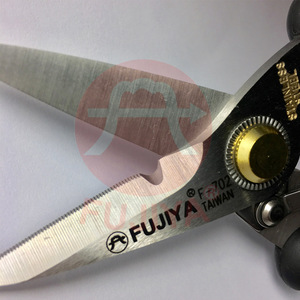 Ciseaux multi-outils d'électricien en acier inoxydable chromé noir, caractéristiques antirouille de qualité supérieure - Product Image 6