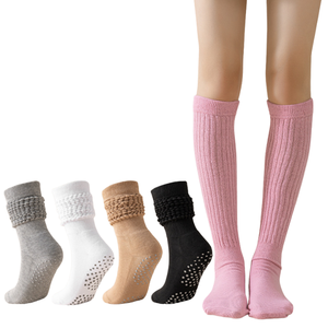 Autumn Crew Socks Breathable Eco-Friendly Towel Bottom Bubble Yoga Exercise Non-Slip <b>Stockings</b> for Floor Use - Product Image 2