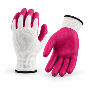 Gants en coton enduits de latex à bas prix, épaisseur 10 mil, sans silicone, sans poudre, durables et respirants pour le jardinage, l'emballage et l'assemblage - Product Image 3